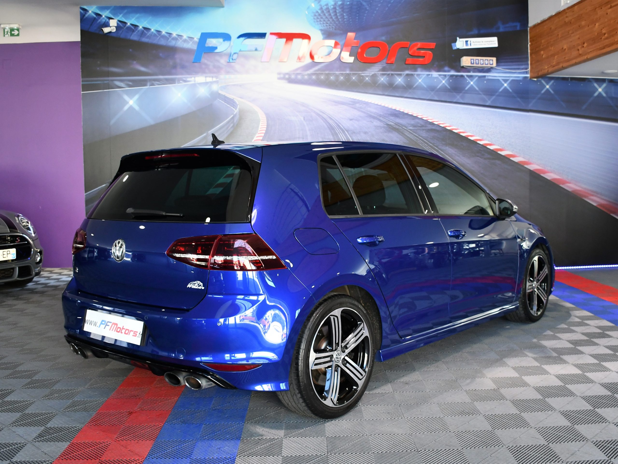 Volkswagen Golf 7 R 2.0 TSI 300 DSG 4Motion GPS DCC ACC Front Lane Alarme  JA 18 Bleu Lapiz - Pf Motors