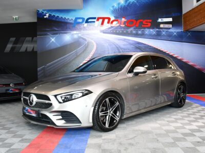 Mercedes Benz Classe A 220 AMG Line 2.0 190 BVA GPS Pro M-Bux Caméra Car Play Lumière D’Ambiance Burmester Multibeam JA 18