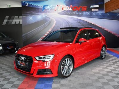 Audi S3 Sportback 2.0 TFSI 300 Quattro S-Tronic GPS Virtual Sièges Baquet TO Parc Assist Carbone JA 18