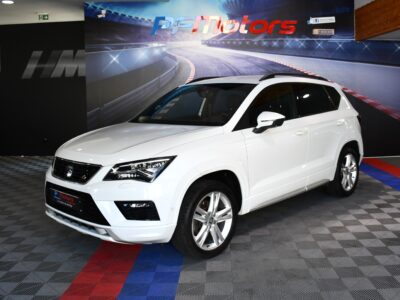 Séat Ateca FR 2.0 TDI 150 DSG 4Drive GPS Virtual ACC Cuir Hayon Attelage Parc Assist Caméra JA 18